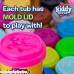 KIDDY DOUGH 40 Pack of Birthday Party Favors Bulk Dough & Clay Pack Includes Molded Animal Shaped Lids + 40 Shapes & Numbers Dough Tools Holiday Edition 1oz Tubs 40oz Total 40 Pack Of Dough B07B2Z3PVQ